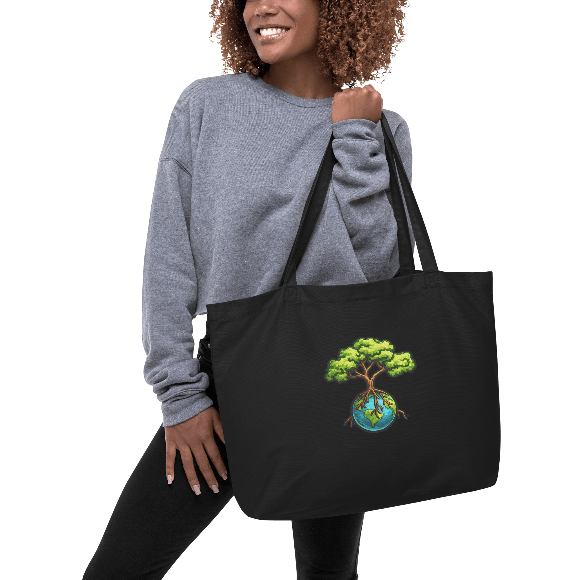 Model carrying Juniper Tote